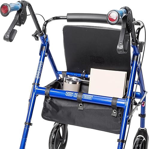 Miniatura 7 de Hugo Elite Andador con ruedas y asiento, 700-959E, Azul, 1, 1