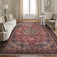 Vista 47 de Bloom Rugs Alfombra de pasillo lavable antideslizante de 7 pies – Beige/Gris Camino tradicional para entrada, pasillo, baño y cocina