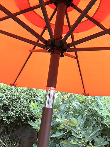 Miniatura 9 de BELLRINO DECOR Toldo de repuesto fuerte y grueso para paraguas de 9 pies y 6 varillas (solo toldo)