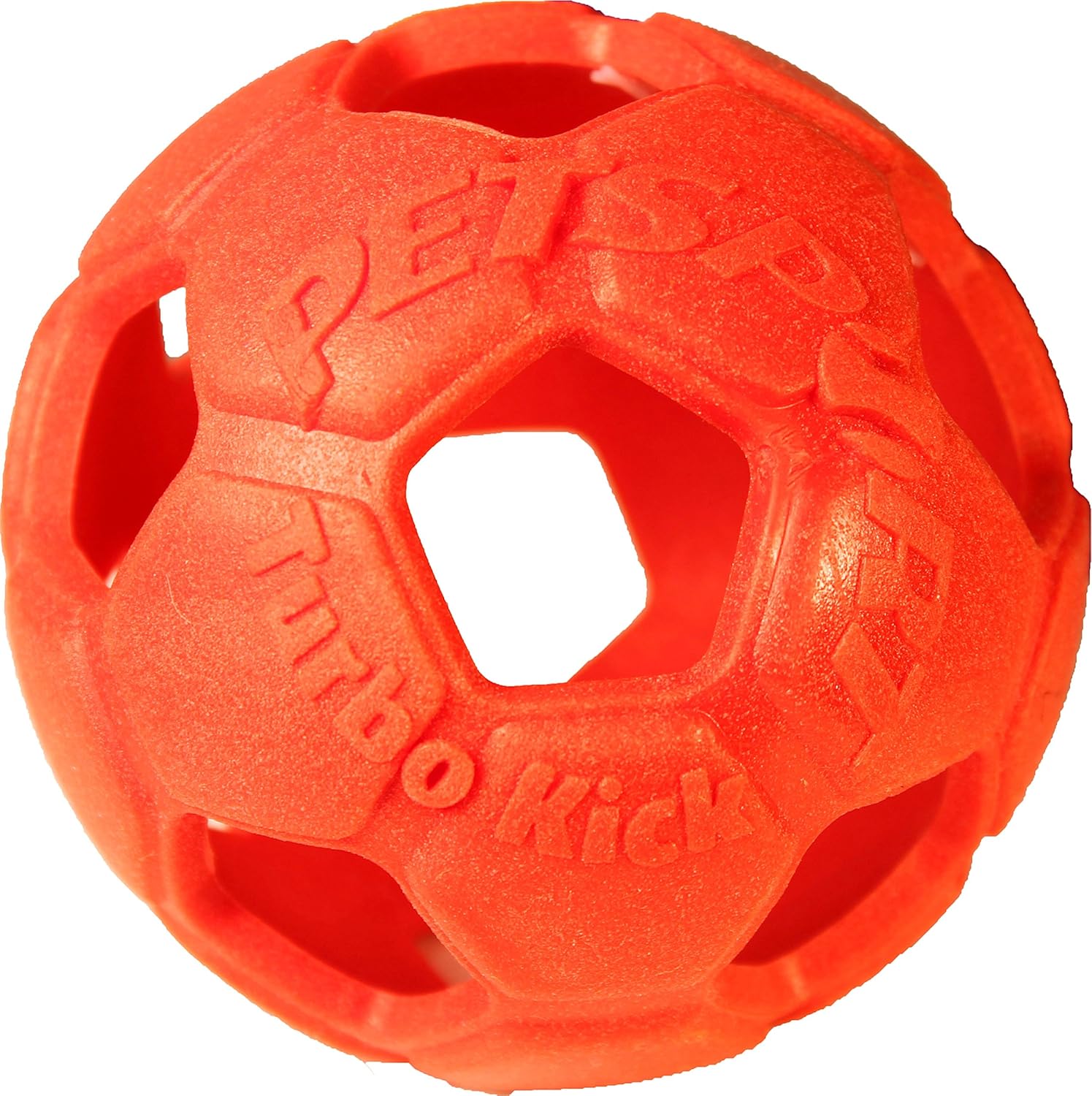 PetSport 4" Turbo Kick Soccer Ball Dog Toy Vanilla