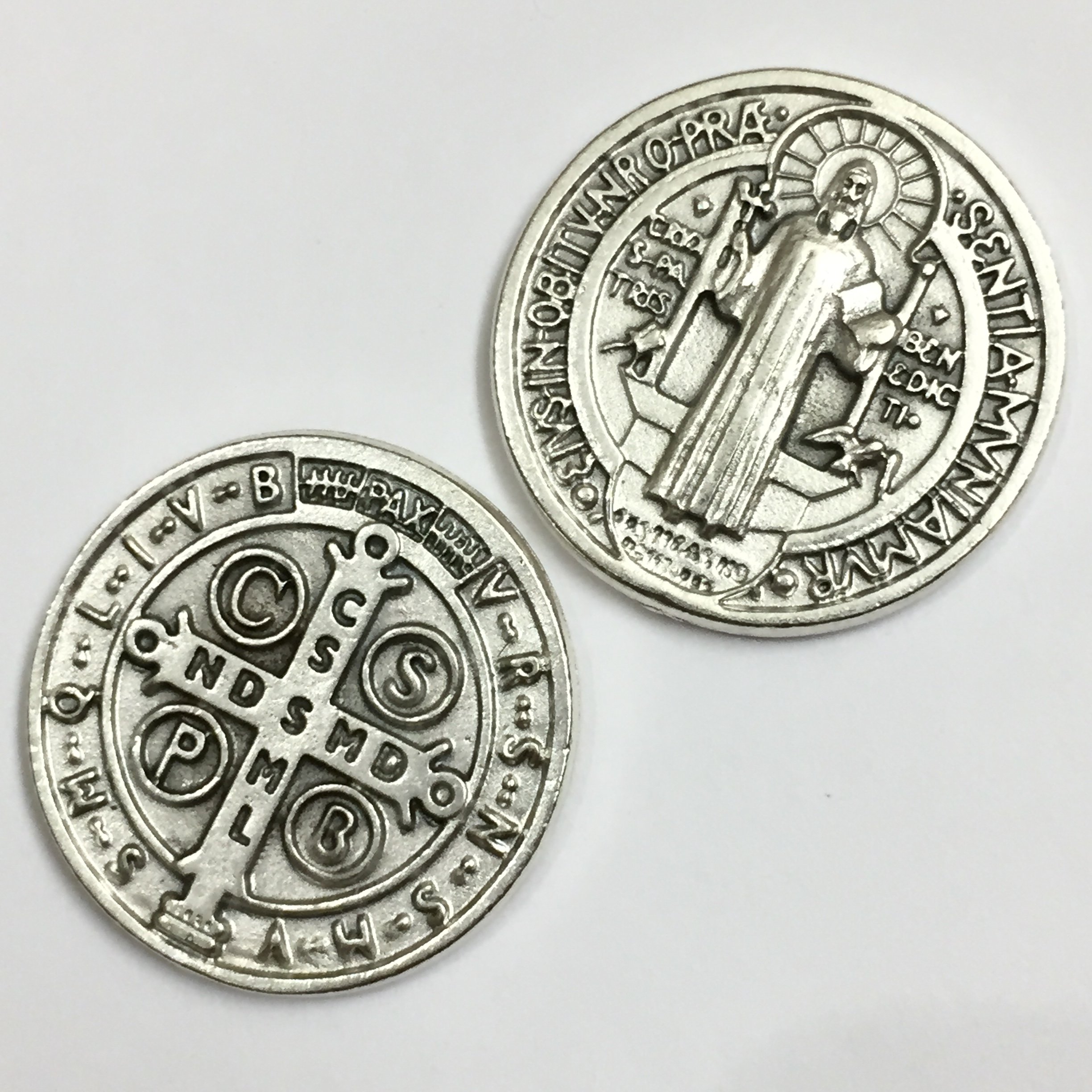 Buy Saint St Benedict of Nursia Pocket Token Coin Protection Protect