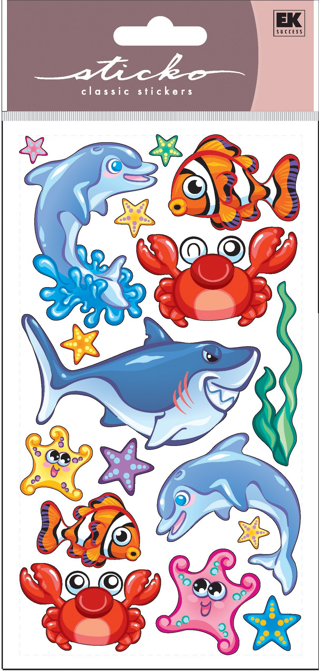 EK Success Brands Sticko Sticker, Deep Blue Sea