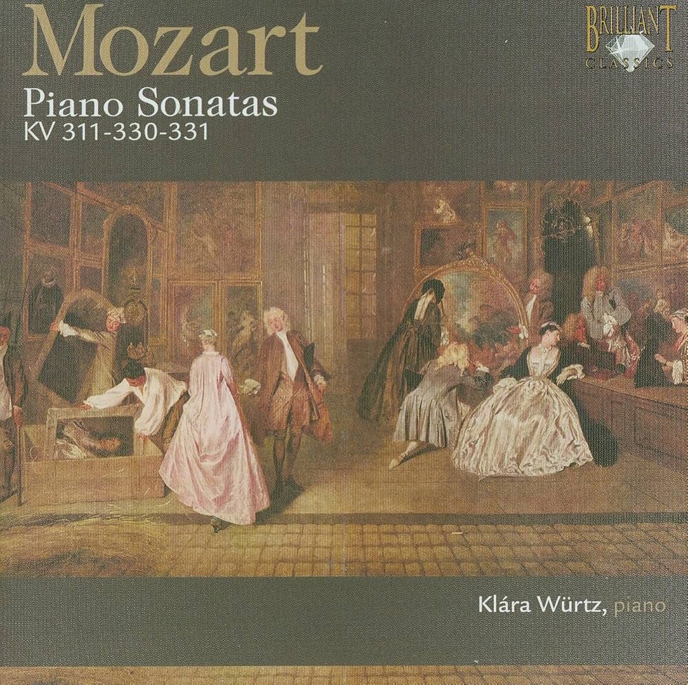 蘭Philips　モーツァルト ソナタ K.11　デ・クライン　ヘクシュ Klára Würtz - Mozart: Piano Sonata No. 11 in A Major, K. 331