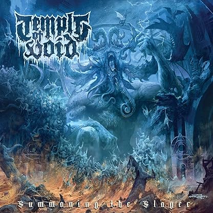 Summoning the Slayer por Temple of Void — capa do álbum