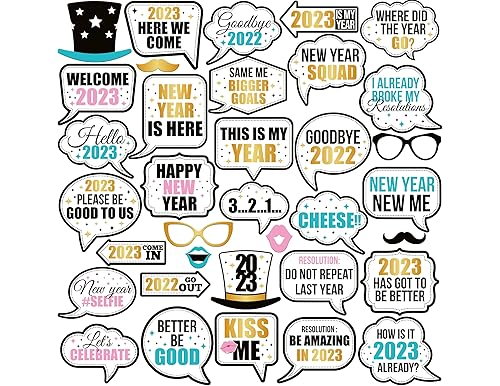 Best NYE Photo Booth Props 2023: Capture Memorable Moments