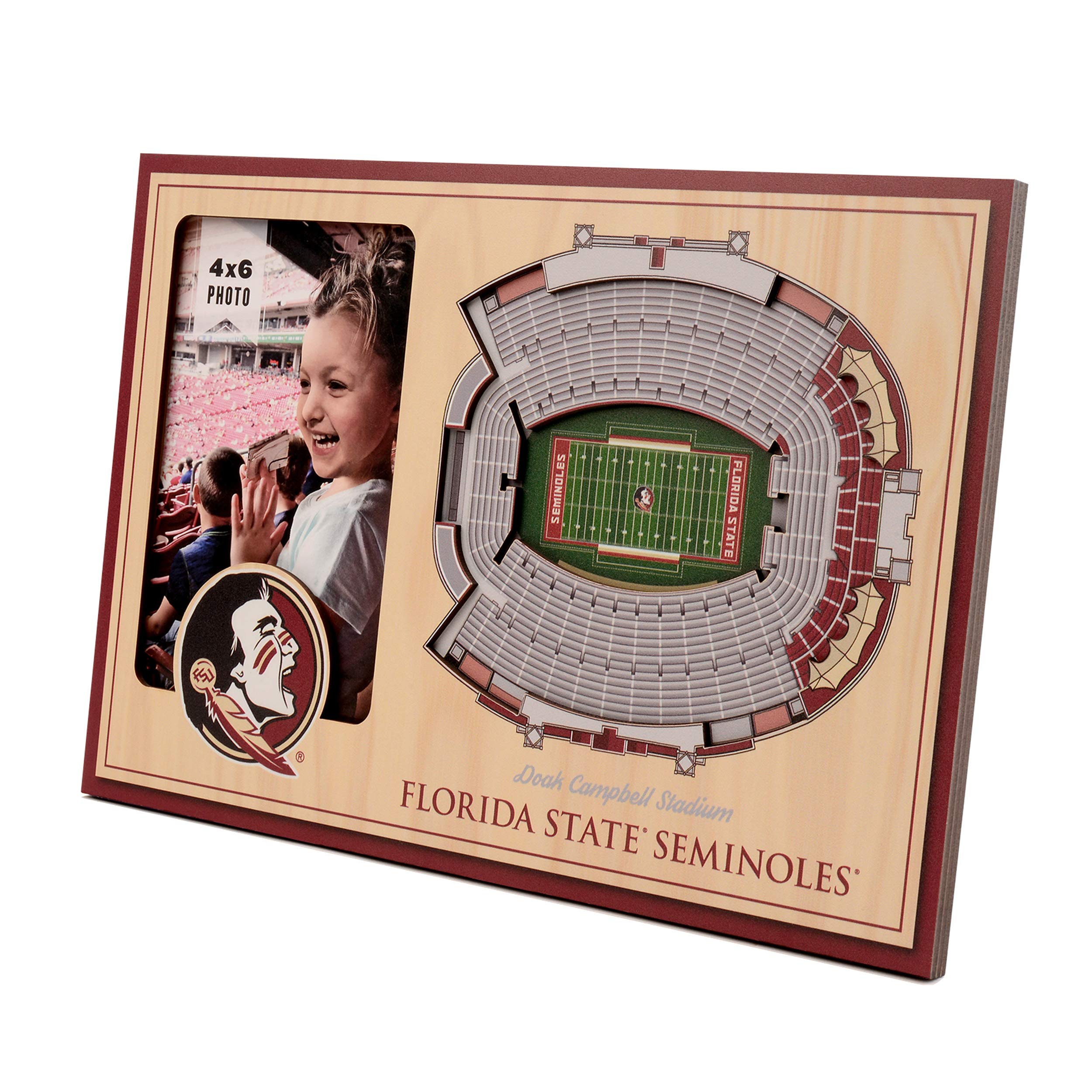 YouTheFan NCAA Unisex NCAA 3D StadiumView Bilderrahmen