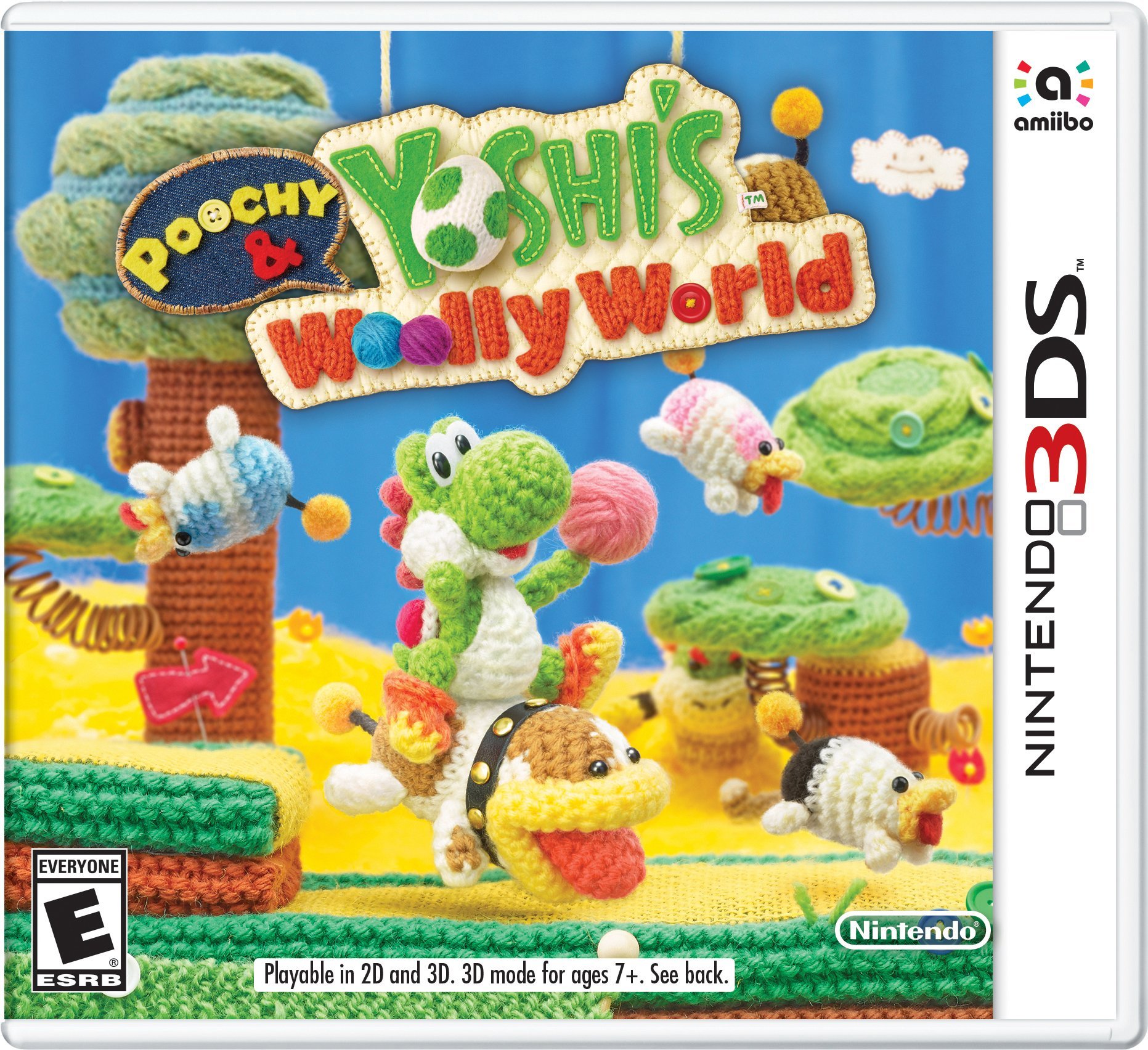 Amazon.com: Poochy & Yoshi's Woolly World - Nintendo 3DS Standard
