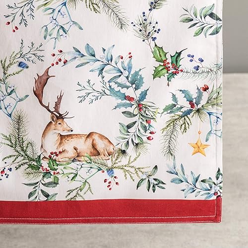 Miniatura 4 de Camino Maison d' Hermine de mesa, 100 % algodón, diseño para Día de Acción de Gracias y Navidad