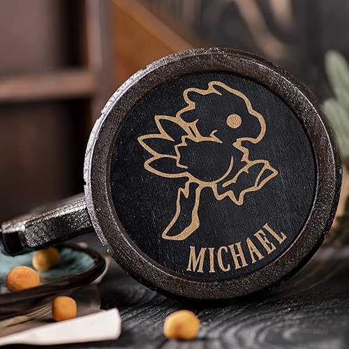 Miniatura 4 de ffxiv Chocobo - Jarra de madera para jugadores, jarra de cerveza. Taza de cerveza de madera personalizada. Regalo personalizado para él, regalo para