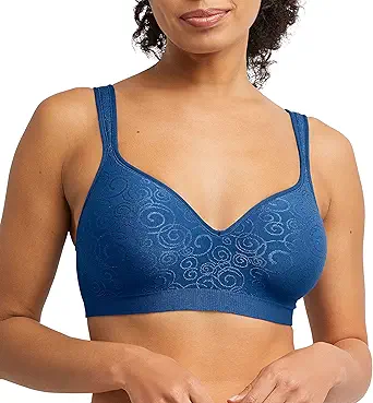 Bali Womens Comfort Revolution Wireless Bra, Full-Coverage Wirefree Bra, Cool Comfort Fabric
