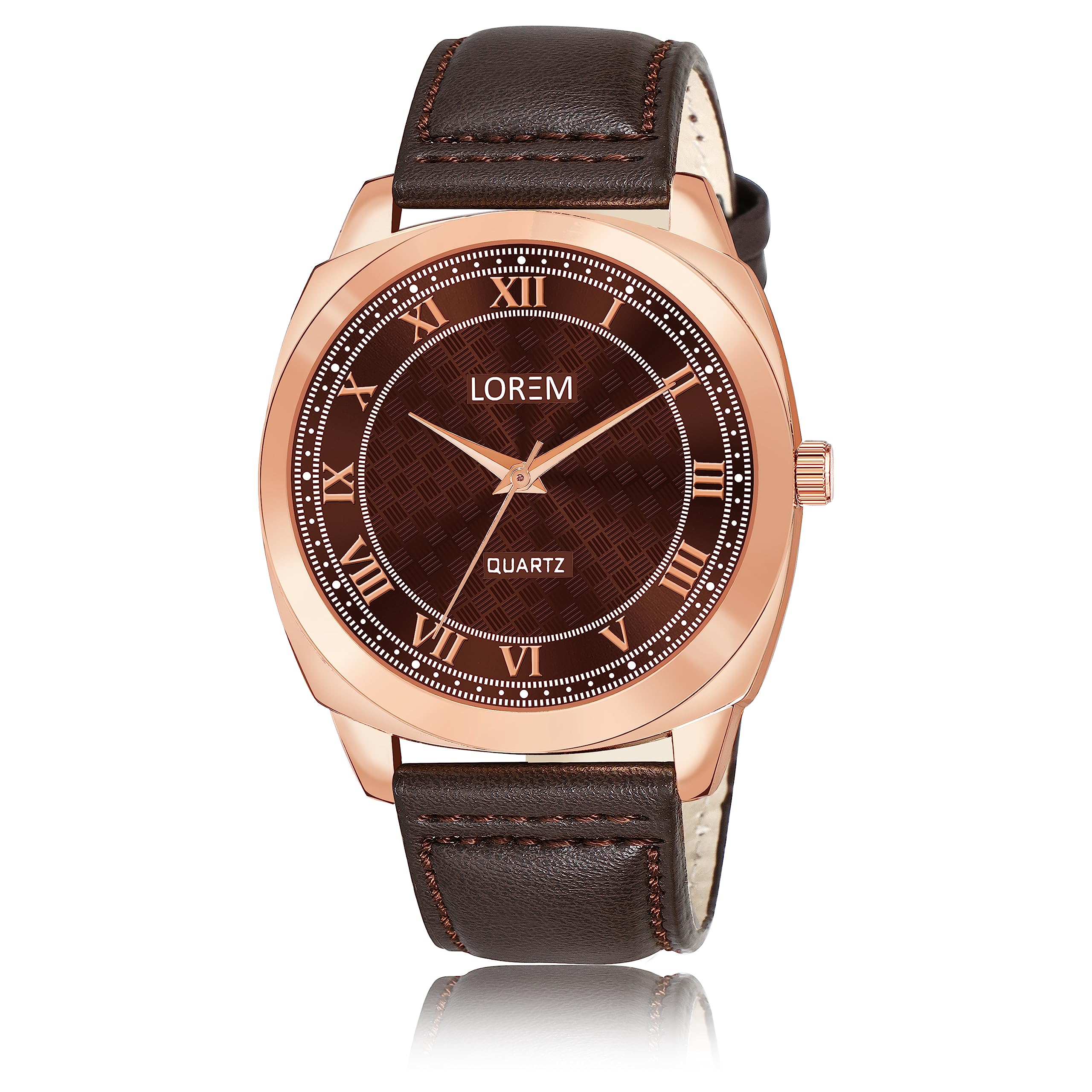 LOREM Tan Fancy Casual Watch for Men LR89 (B0CBWYZ75C) Amazon Price History, Amazon Price Tracker