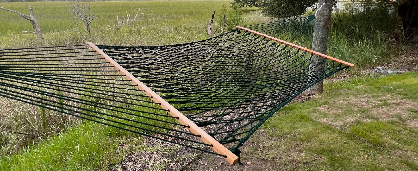 Pawleys Island Castaway Deluxe Cotton Rope Hammock Pawleys Island