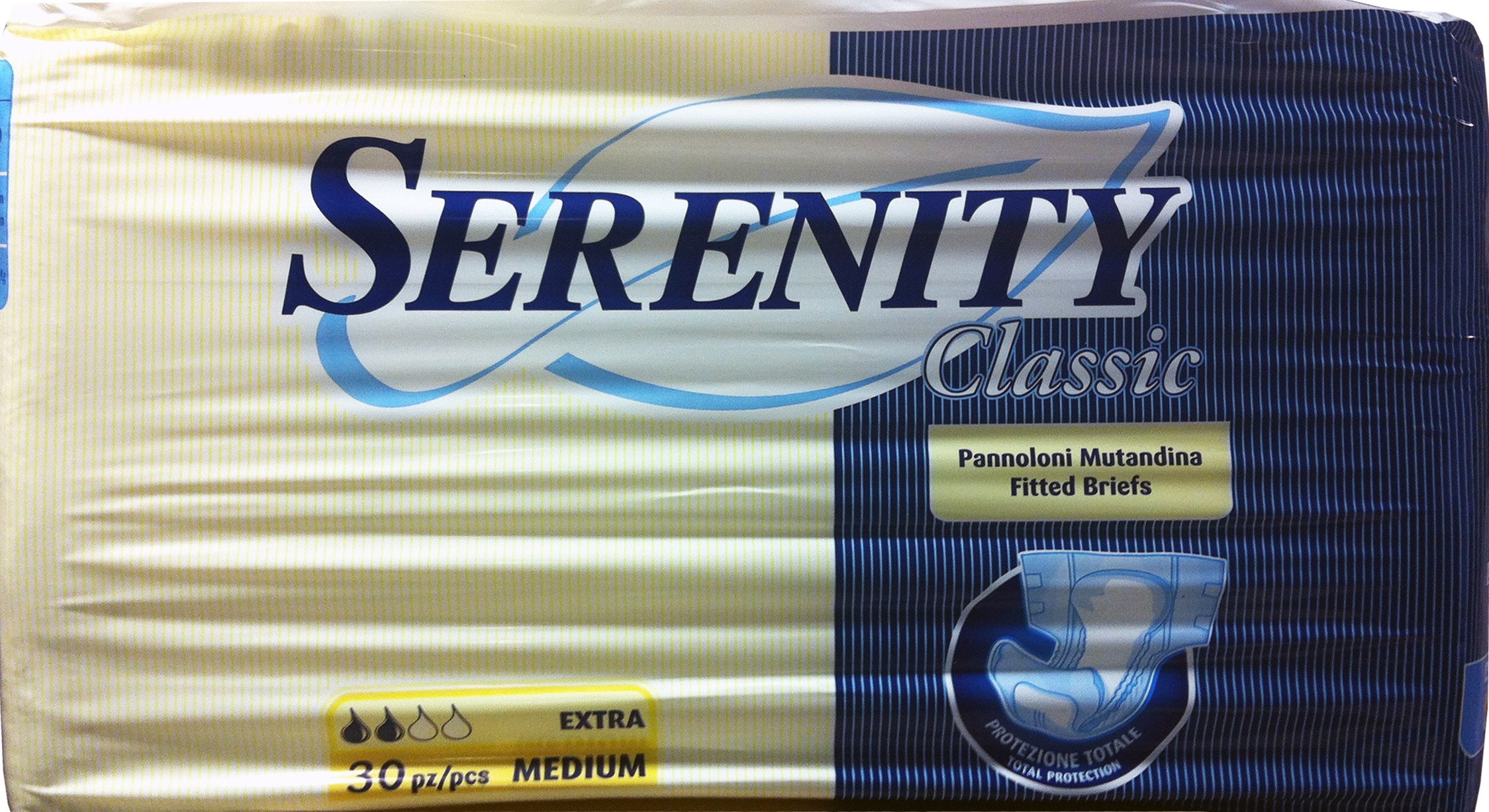 SERENITY 30 Pannoloni Mutandina Extra Taglia Media 30 PEZZI