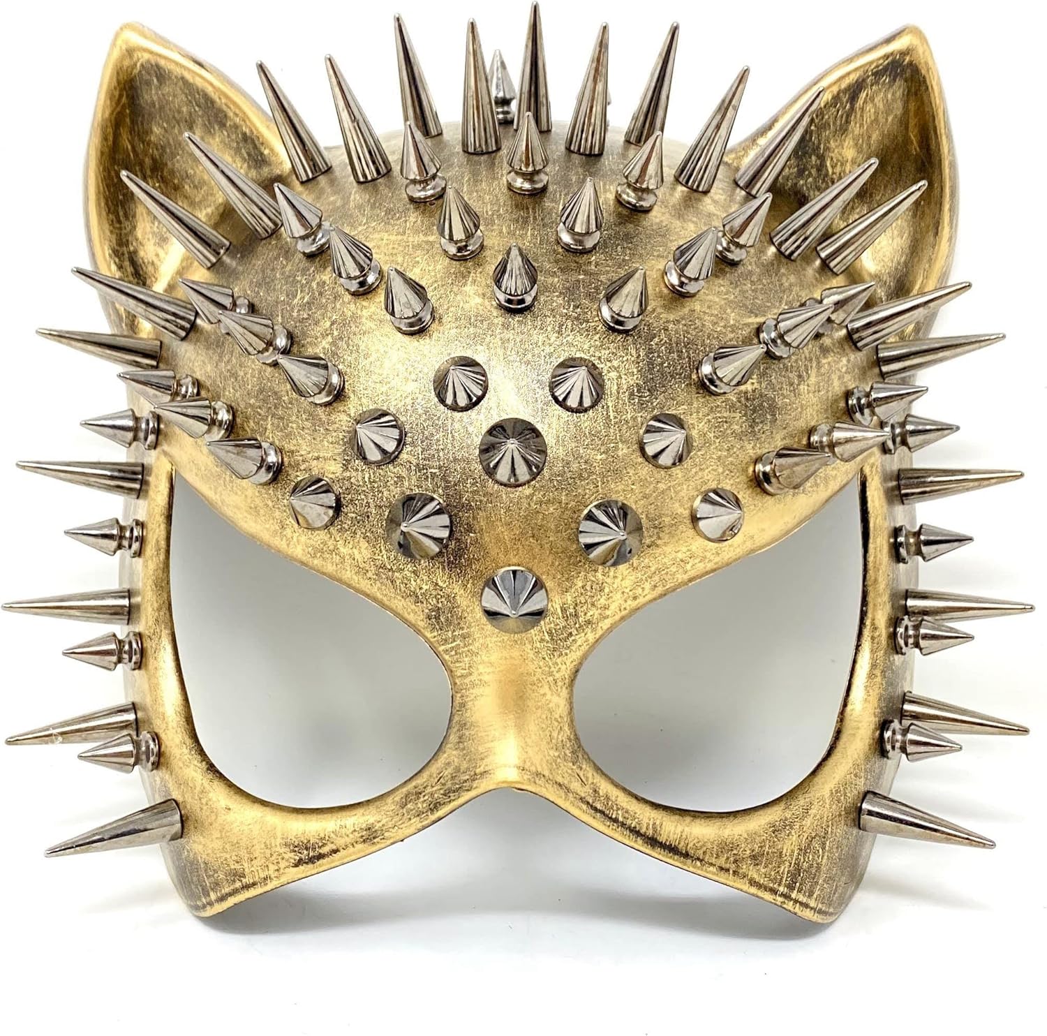Steampunk Style Cat Masquerade Metallic Party Mask Halloween Costume Cosplay Masks For Adult