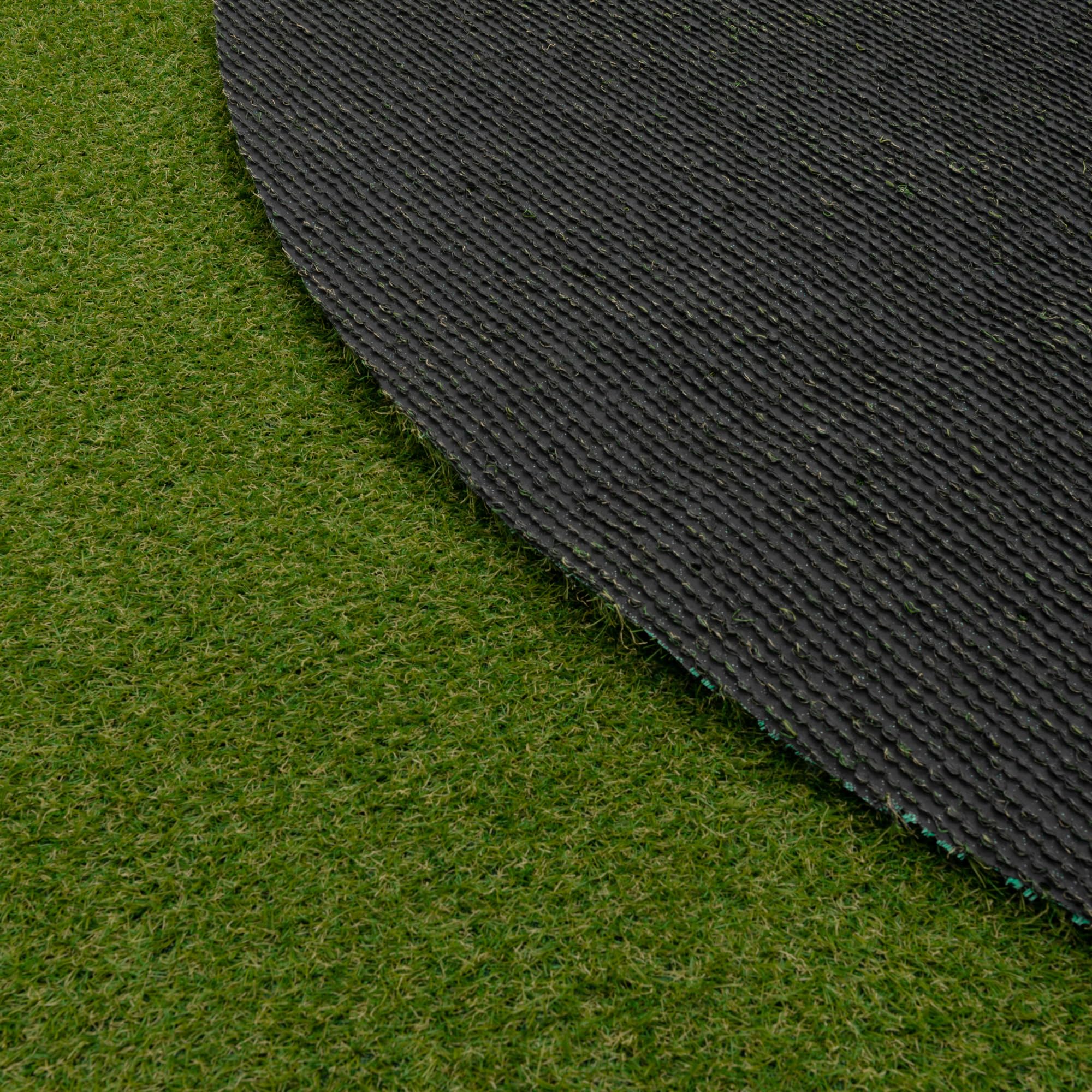 Snapstyle Lujosa Alfombra de Césped Artificial Wembley Verde Redonda en 5 Tamaños