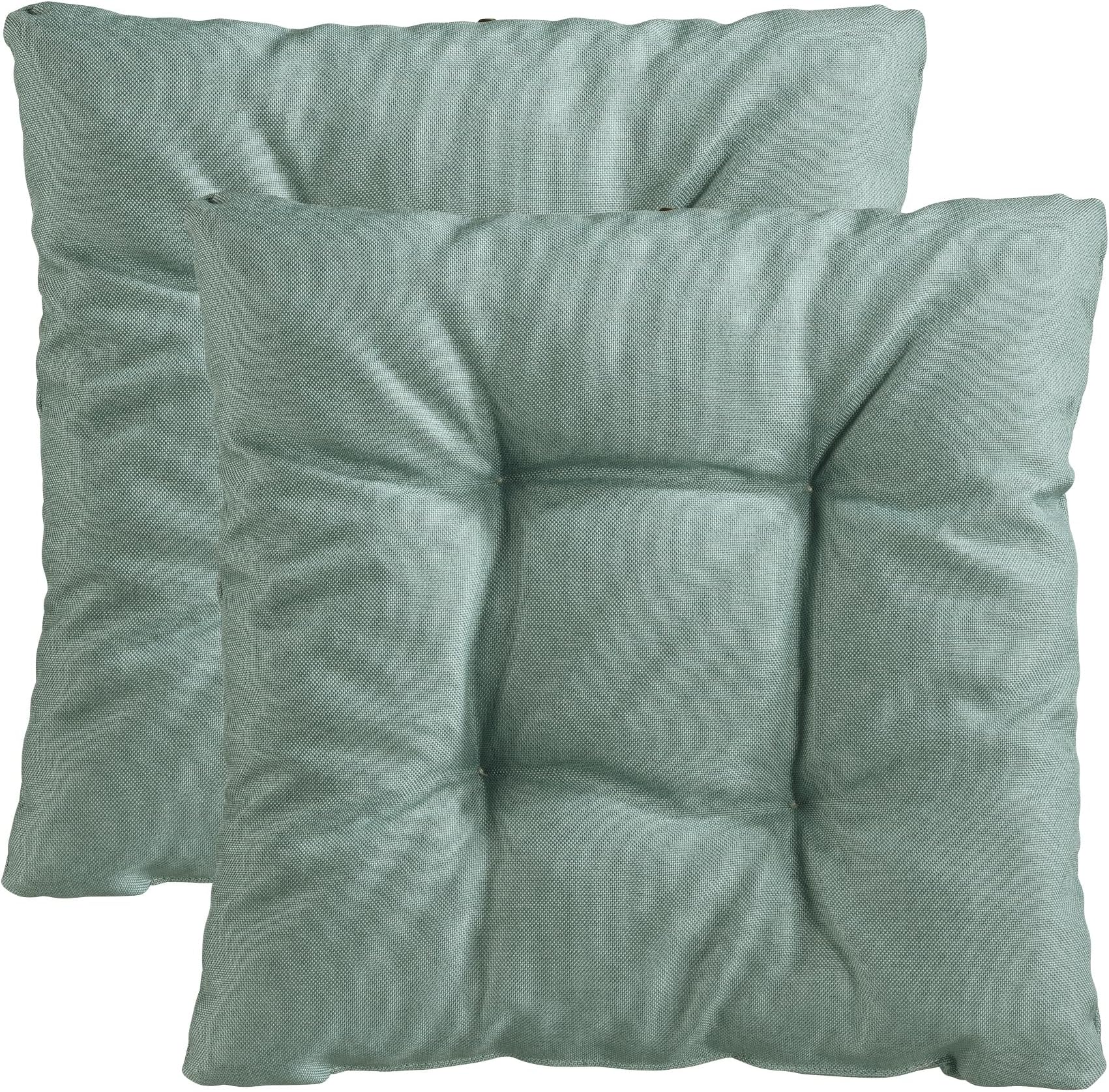 DG Catiee Stuhlkissen Aus Leinen - Rutschfeste Sitzpolster 45x45cm Für Esszimmer, Büro & Küche