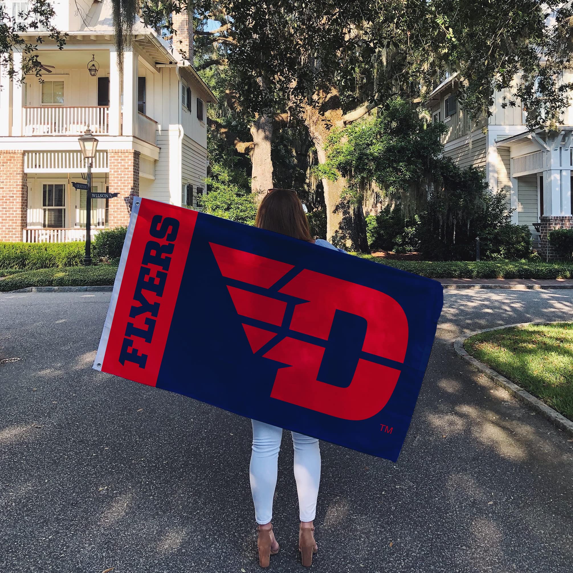 Desert Cactus University Of Dayton Flyers Flag - 3x5 Feet Officially Licensed Polyester Flag - View #7