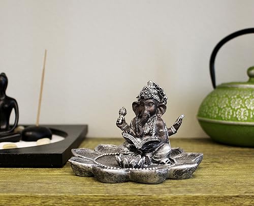 Miniatura 5 de Feng Shui Ganesha Buddha Elefante hindú Dios soporte para incienso decoración del hogar Regalo (idea para escritorio de oficina, computadora,