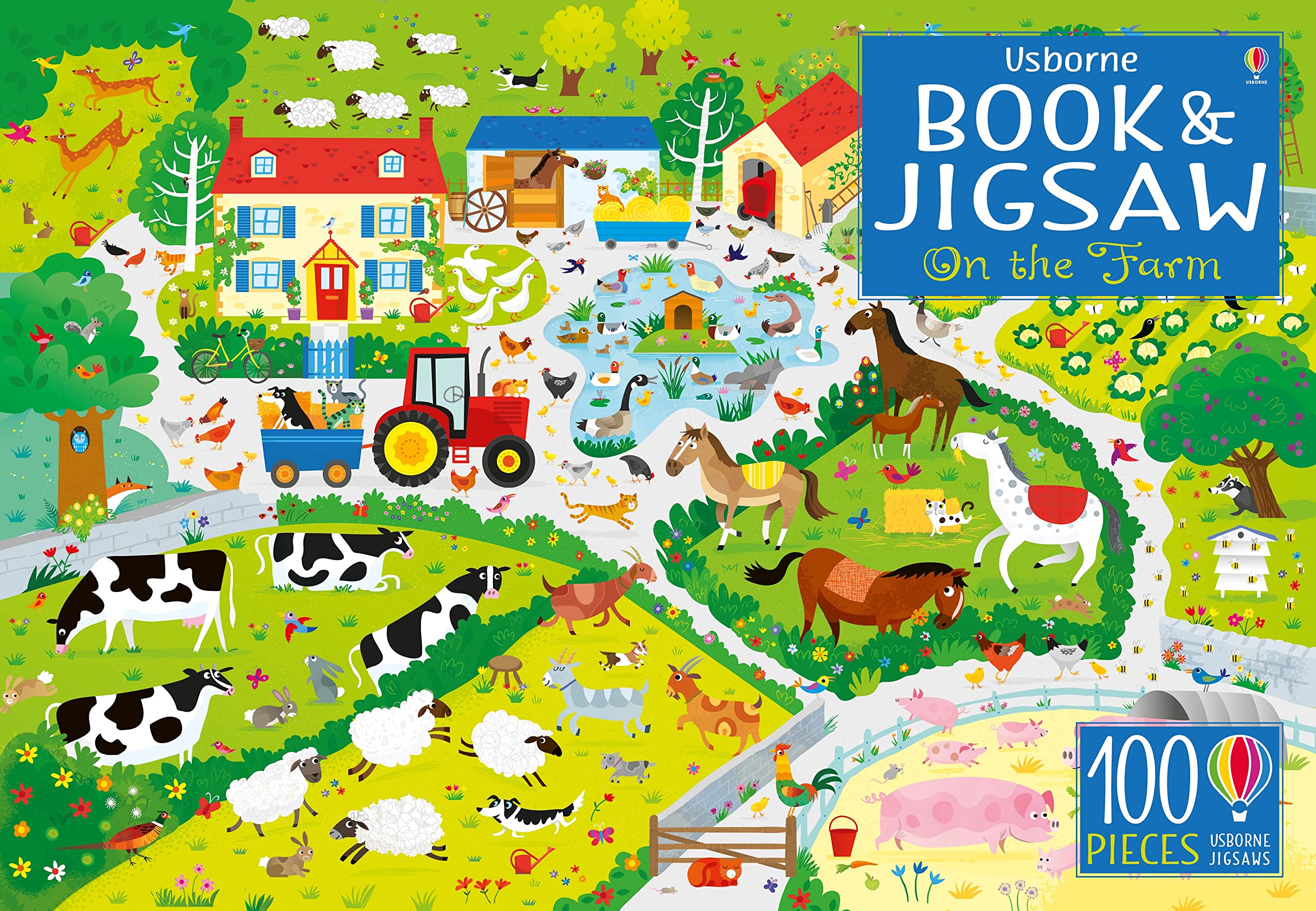 Usborne Book and Jigsaw On the Farm Game – Big Book, 8 March 2018