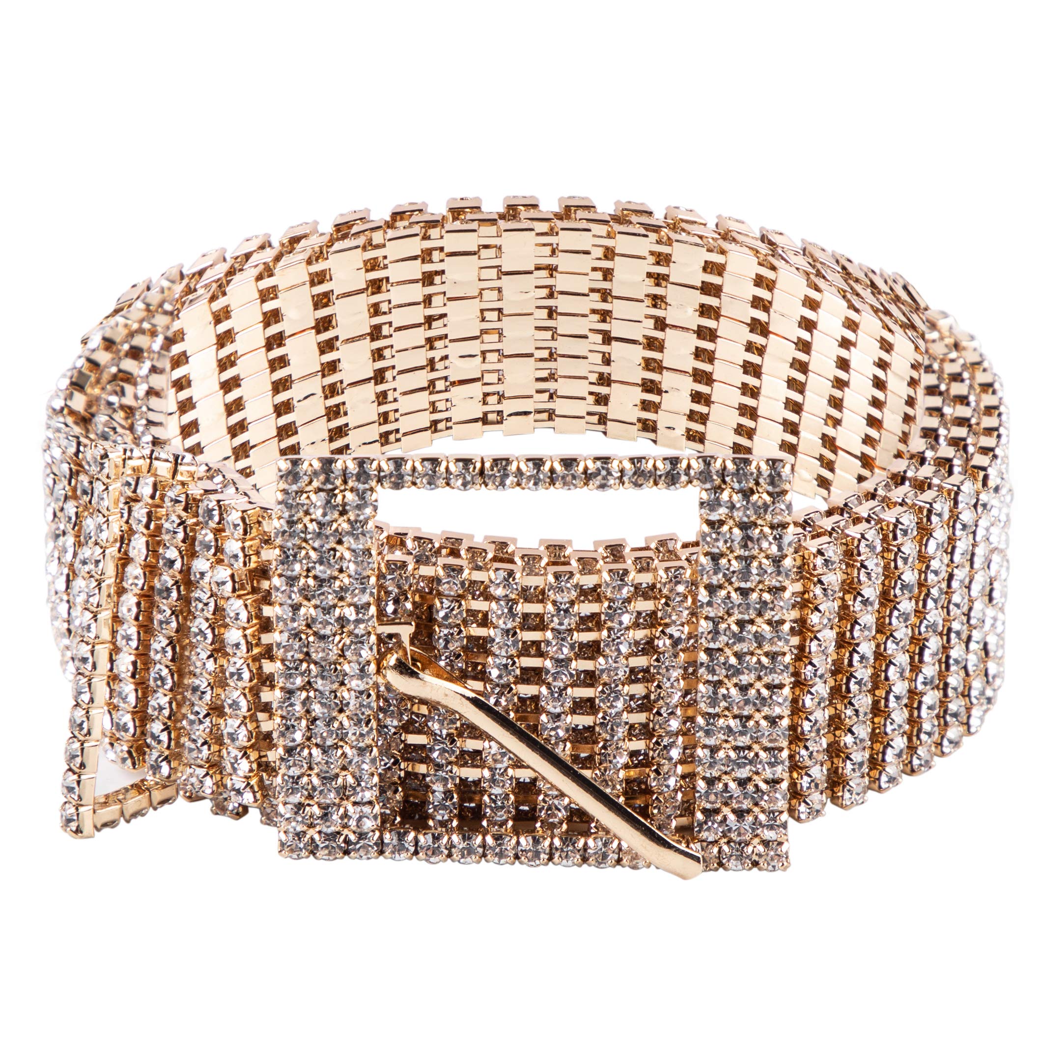 Women Crystal Rhinestone Chain Waist Belt Party Club Sparkle  display picture 1