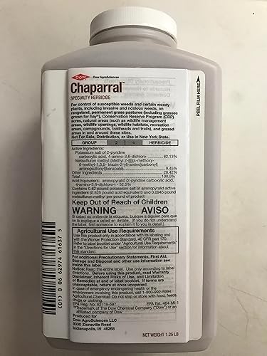 Herbicida Chapparal 1.25 # Rango de aminopirálidos y control de malezas de pastos