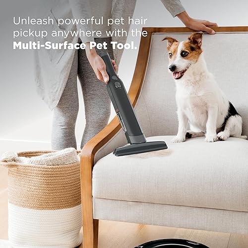 Miniatura 6 de Shark WV201BK WANDVAC - Aspiradora de mano inalámbrica, ligera y portátil de 1.4 libras con potente succión, base de carga, vacío de un solo toque