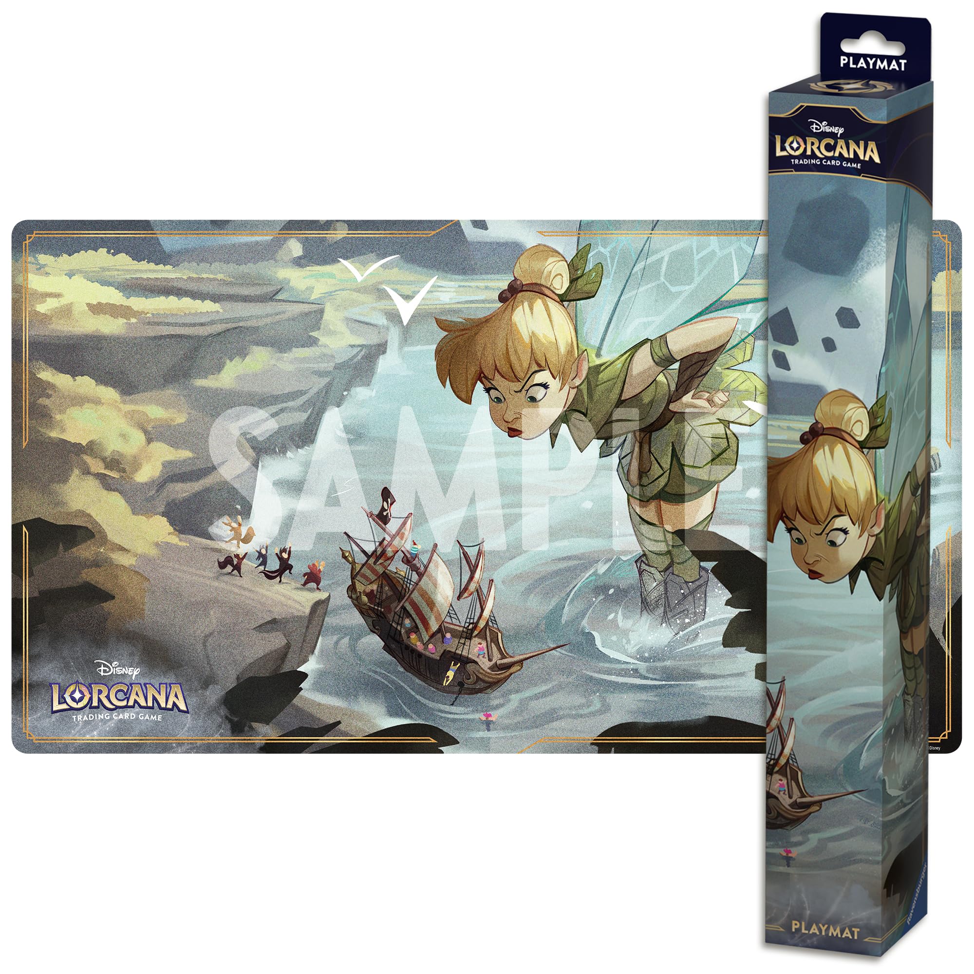 Ravensburger Disney Lorcana TCG Playmat - Tinkerbell - Computer Desk Mouse Mat Accessories