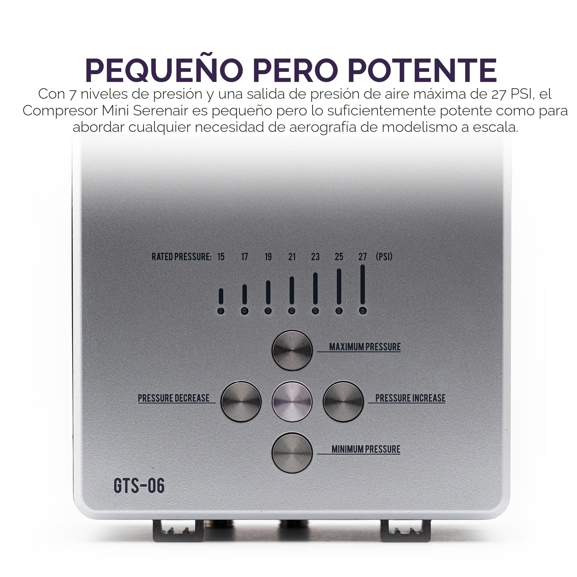 Kit de aerógrafo Gaahleri, Serie Ambition GTS-06, aerógrafo y compresor de aire con control de aire
