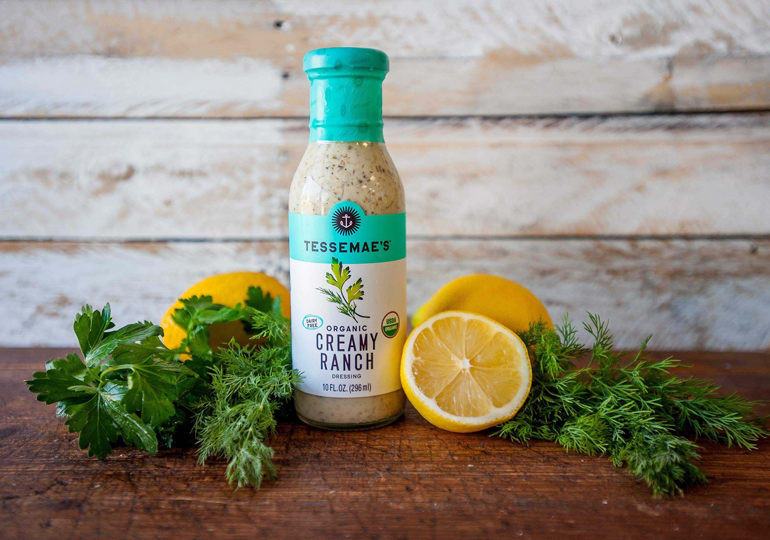 Amazon.com: Tessemae's Organic Creamy Salad Dressing Variety Pack - Creamy  Ranch, Creamy Caesar