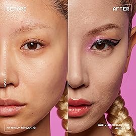 NYX PROFESSIONAL MAKEUP Bare With Me Blur Skin Tint Foundation Make Up with Matcha, Glycerin & Niacinamide - Vanilla