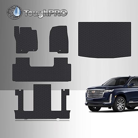 2023 Cadillac Escalade Floor Mats Amazon Com Smartliner 3 Row Floor Mat Liner Set Compatible With 2021 2023 Cadillac Escalade Esv With 2nd Row Bench Seat Automotive