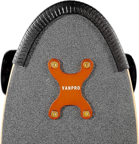 Vista 13 de vanpro Protector de cubierta para patineta, excelente protección de bordes, longboard, protector de nariz y cola para tabla reforzada, cubierta