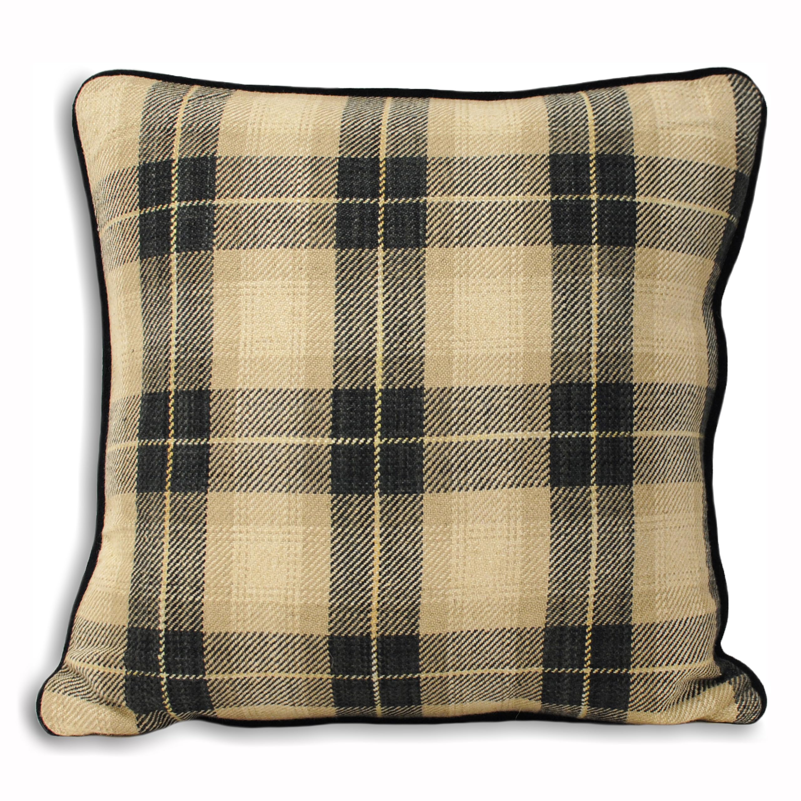 Paoletti Harewood Check Feather Filled Cushion