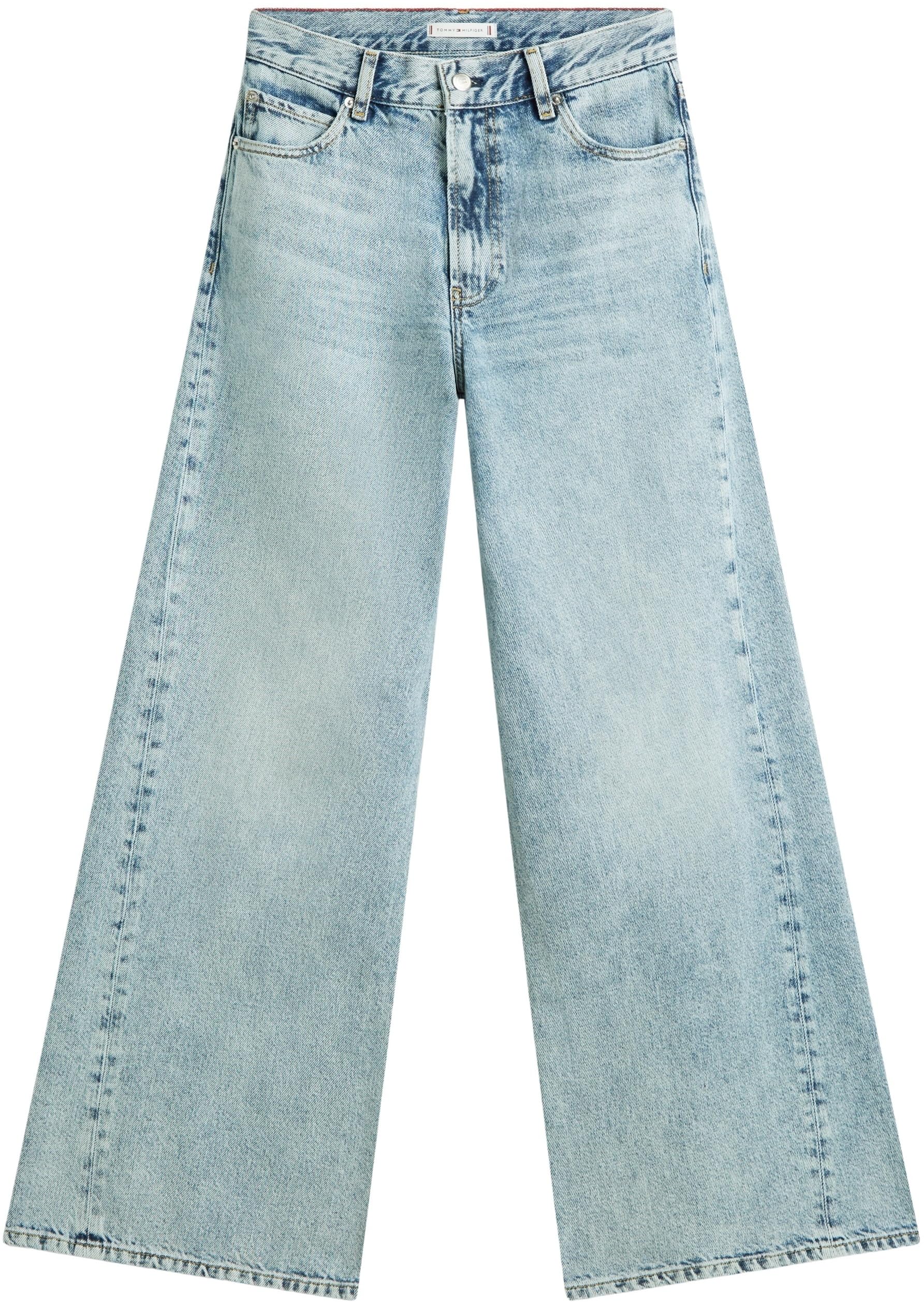 Tommy Hilfiger Damen Andere Jeans DNM Glis 70's Wide Leg Hw Twist Ww0ww48519