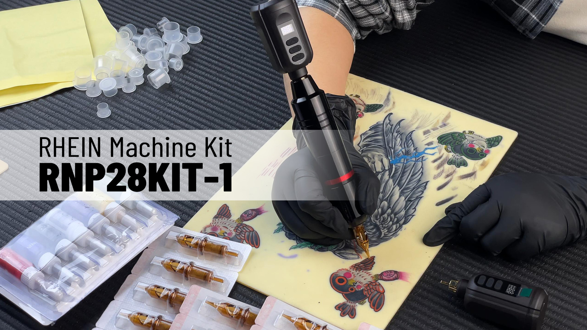 Amazon.com: RHEIN Tattoo Pen Kit, Complete Rotary Tattoo Machine