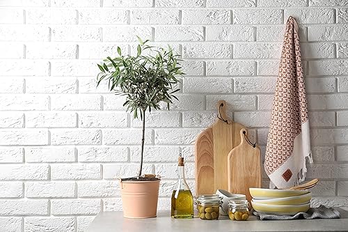 Miniatura 9 de Gold CASE - Juego de 4 toallas de mano turcas para baño, toallas de baño 100% algodón, toalla pequeña de cocina Helen para spa, cara, té y paño