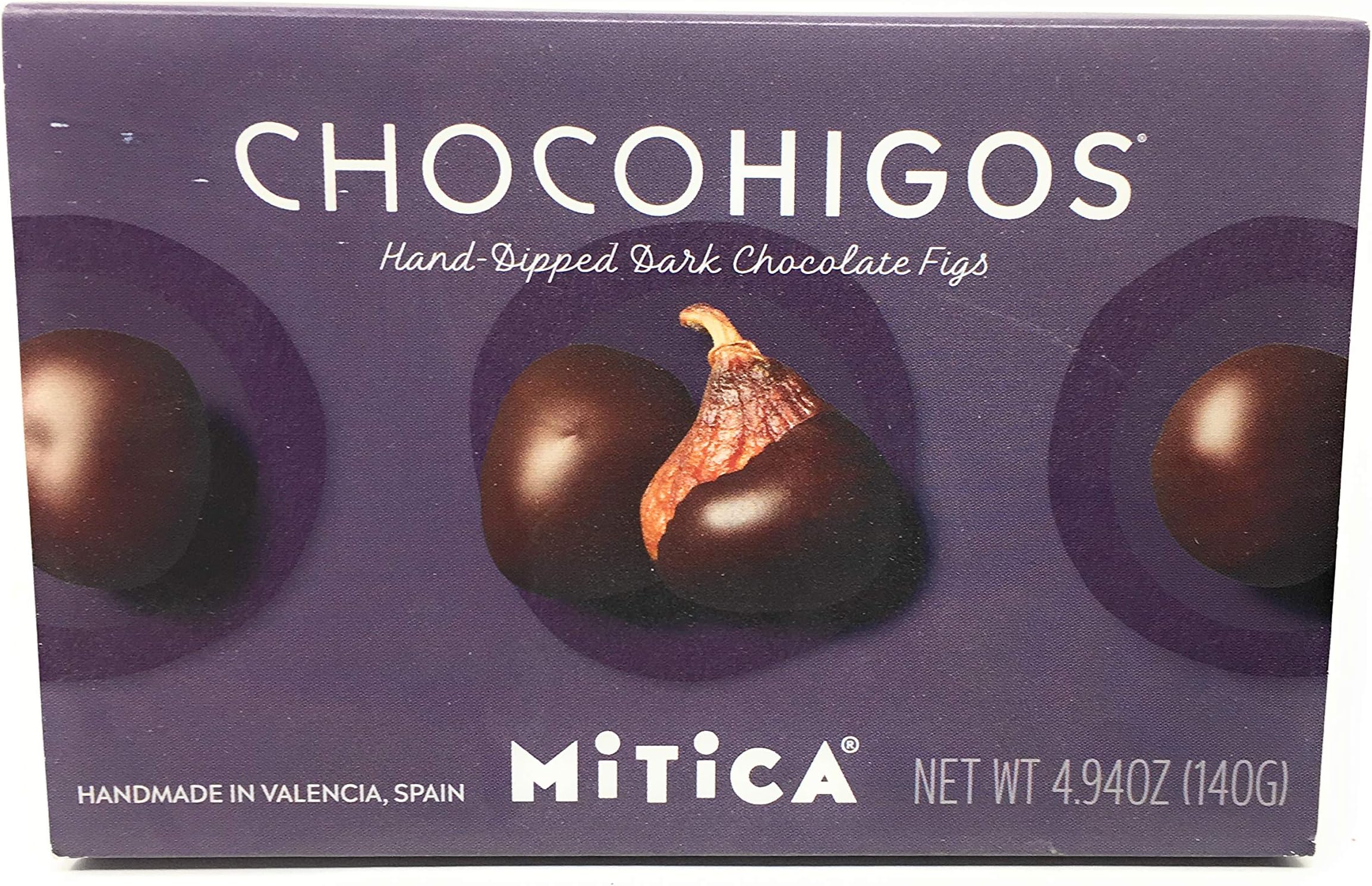 ChocoHigos Handdipped Dark Chocolate Figs 1 container