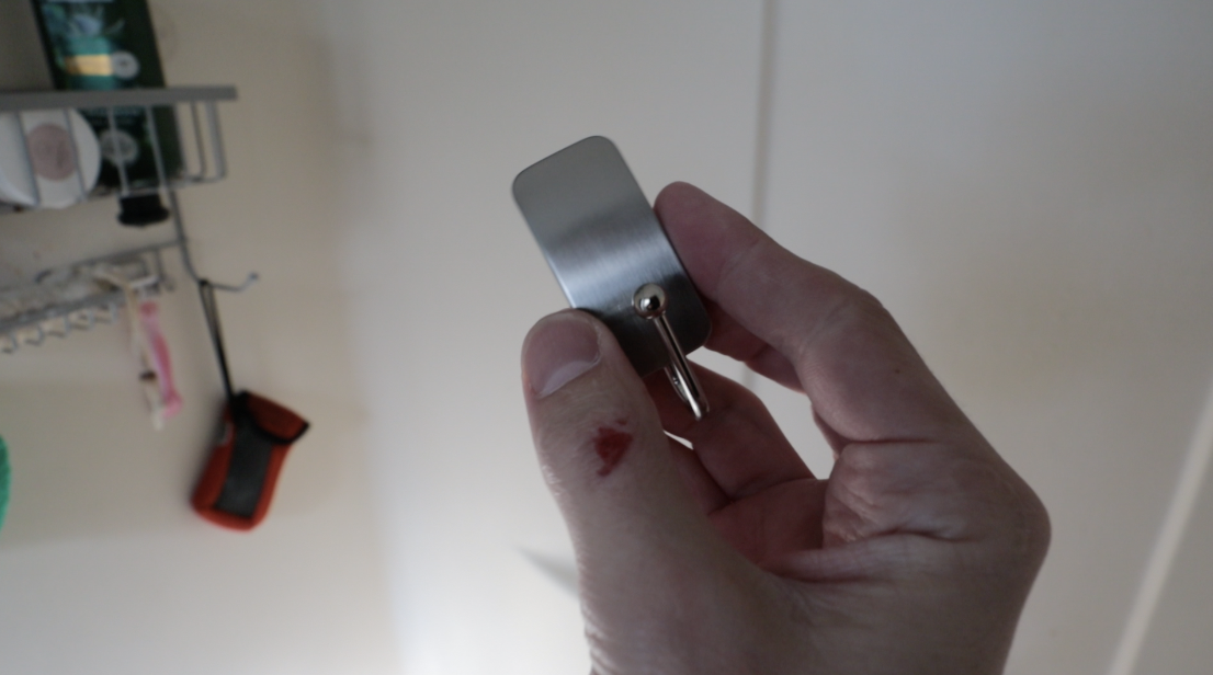 Best Bathroom Hooks | Small Satin Nickel Command Hooks