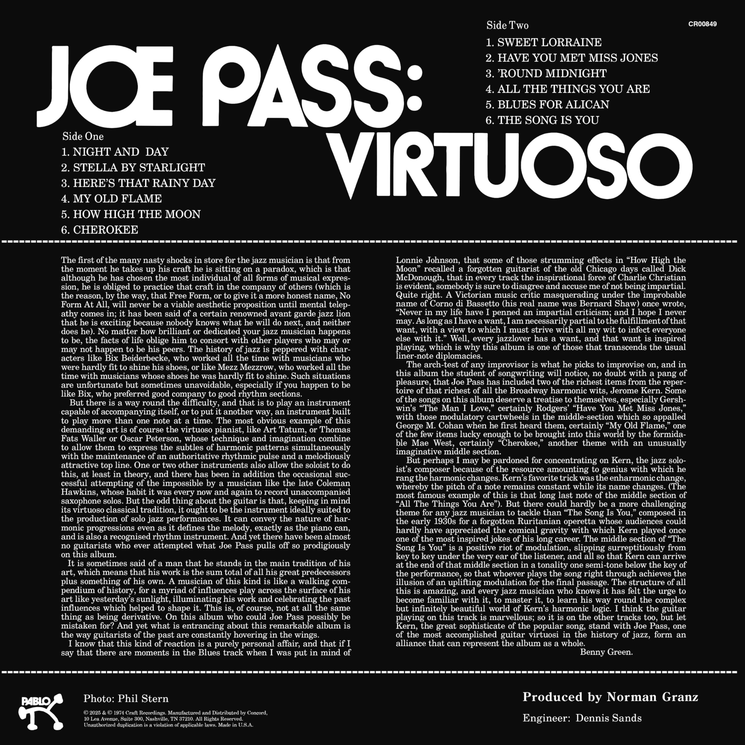 Virtuoso (Original Jazz Classics Series)