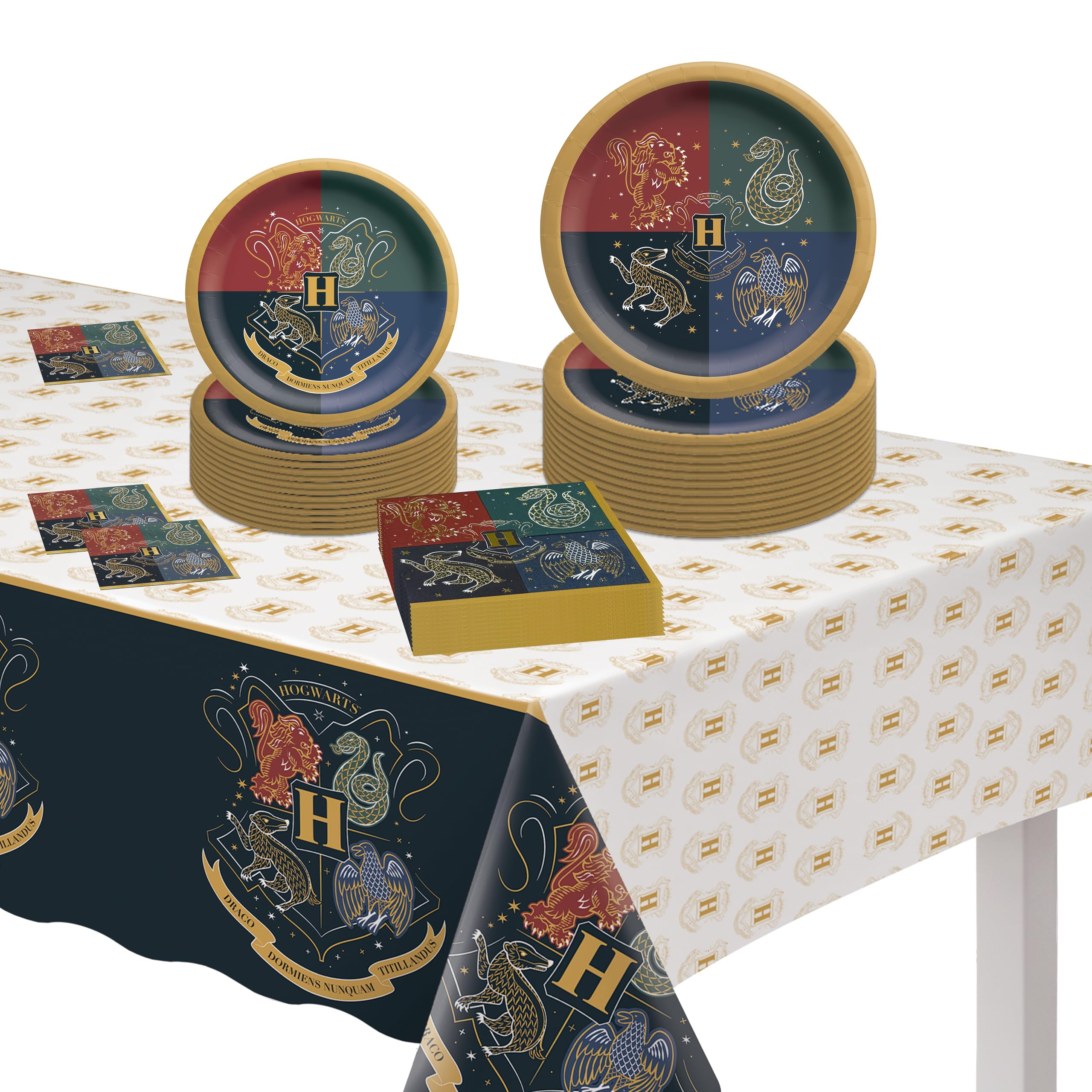 Vaisselle Harry Potter Party City pour décorer la table d'anniversaire en maternelle