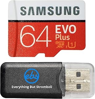 Samsung Galaxy S9 Memory Card 64GB Micro SDXC EVO Plus Class 10 UHS-1 S9 Plus, S9+, Cell Phone Smartphone with Everything But Stromboli (TM) Card Reader (MB-MC64)