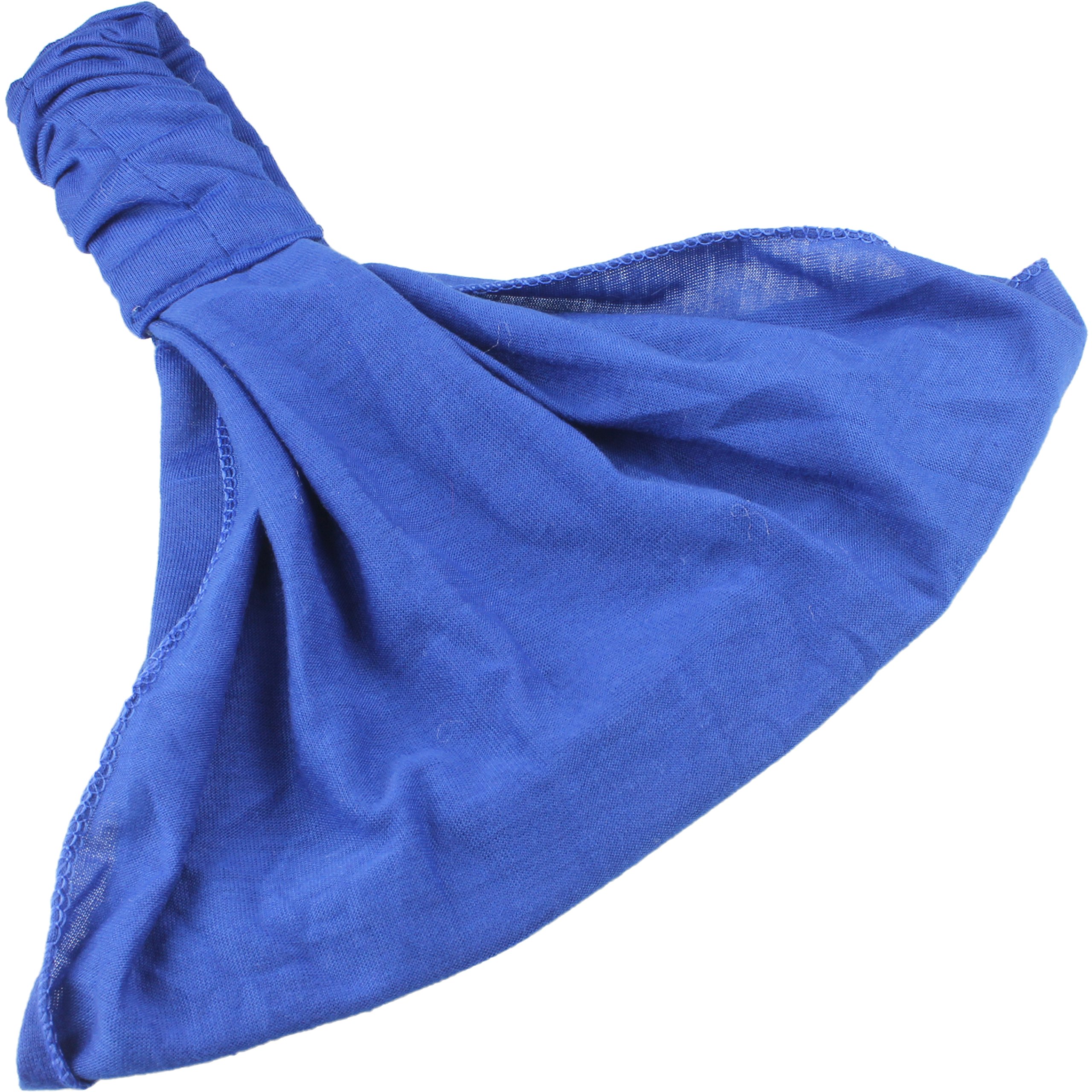 Cherry-on-TopHeadwrap Headband Elasticated Head Wrap Stretchy 3 In 1 Royal Blue