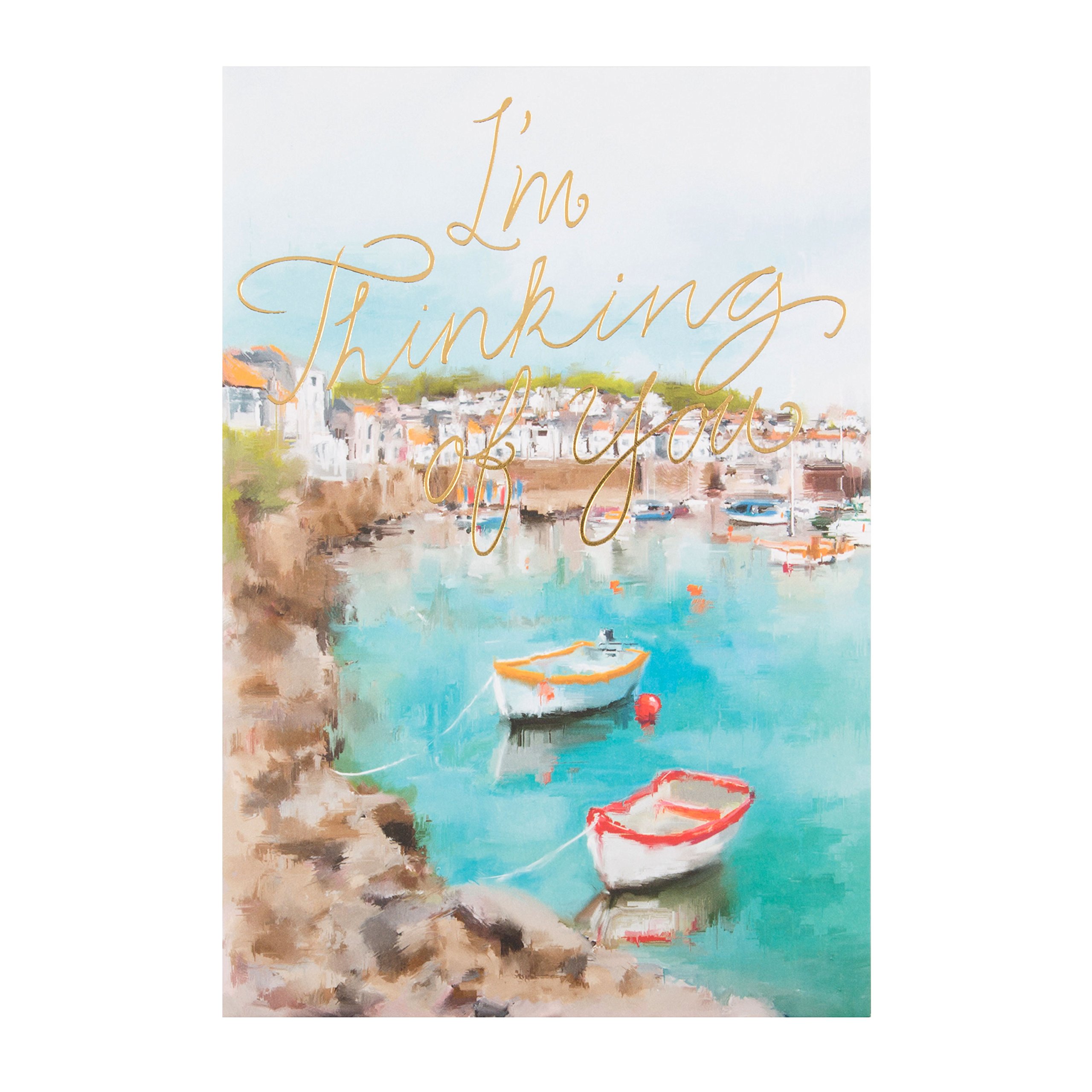 Hallmark 25489064 Medium "Best Wishes" Thinking of You Card [Old Model]