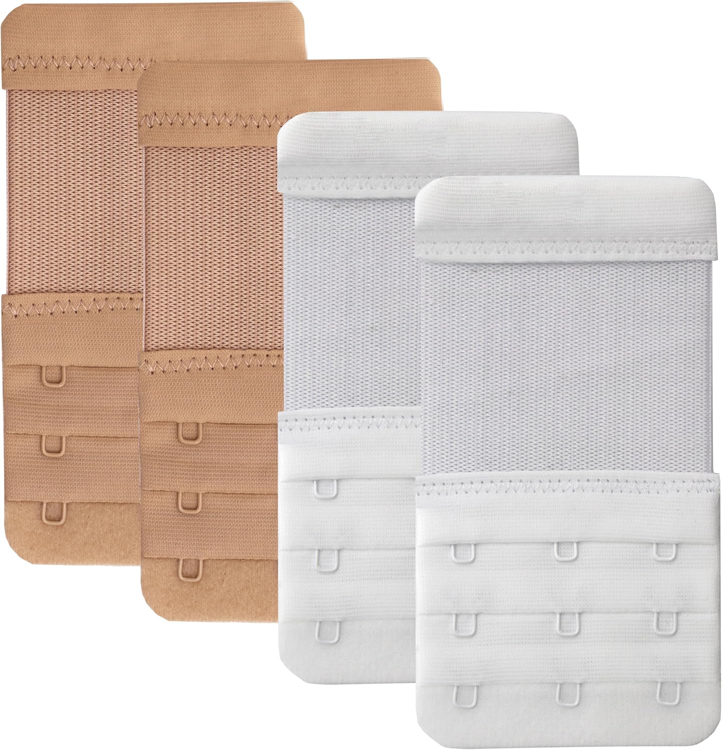 Women's Bra Extenders 2 Hook / 3 Hook / 4 Hook, Stretchy Soft and Comfortable Bra Strap Extension