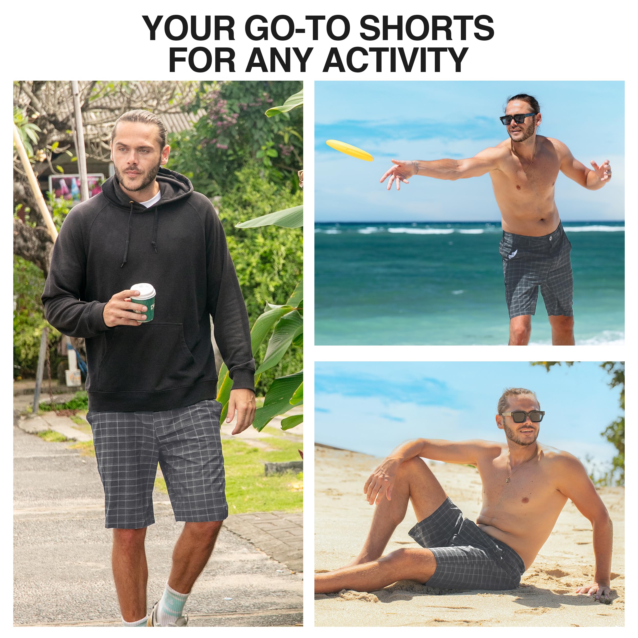 Kanu Surf Men's Highline Stretch Hybrid Boardshort