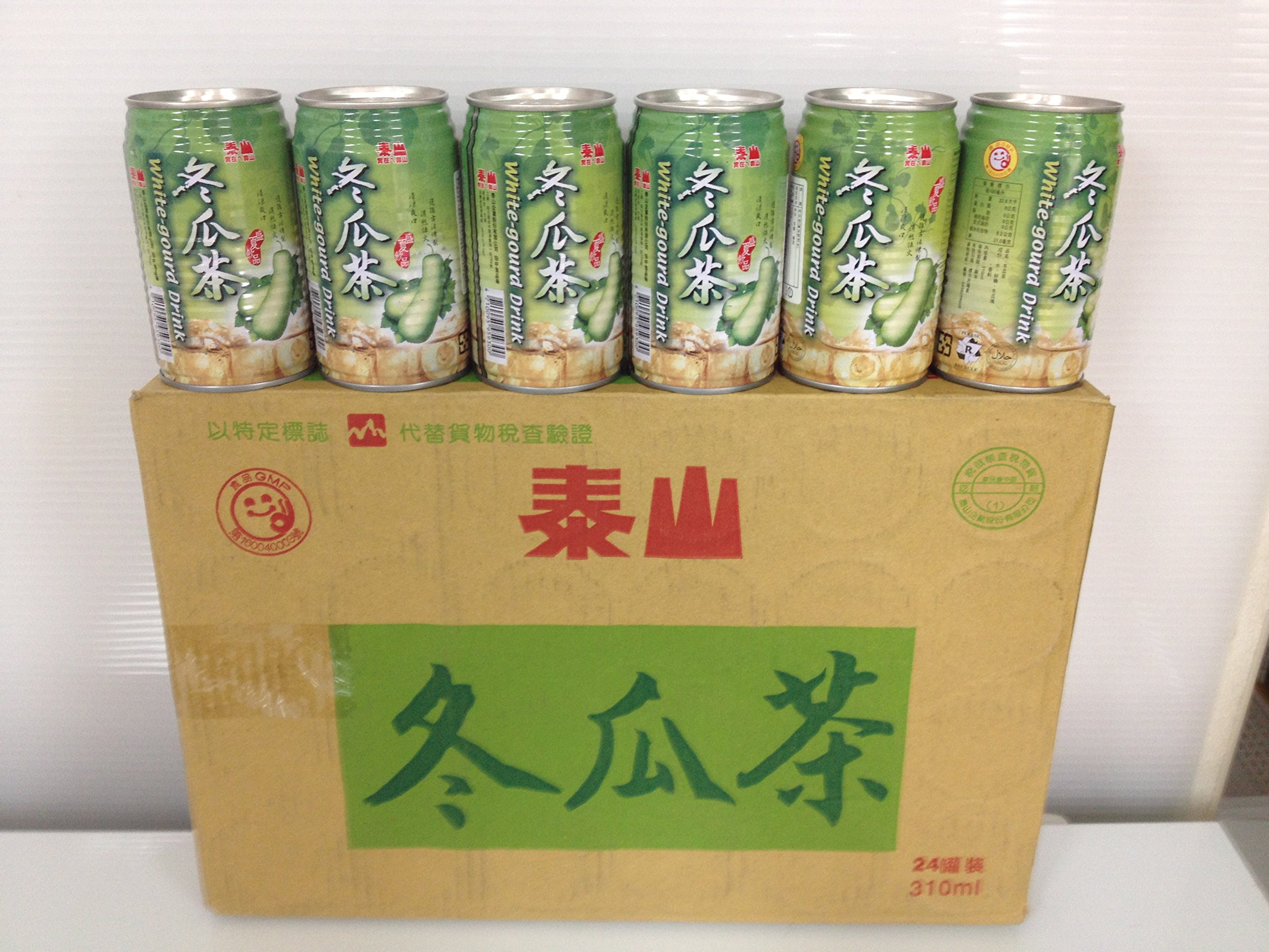 Amazon.co.jp: 泰山 冬瓜茶24缶／ケース【とうがん茶】台湾産/缶詰