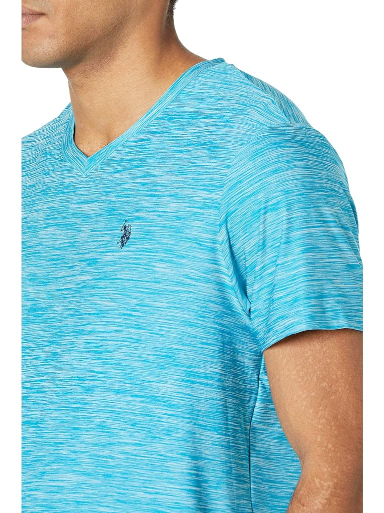 U.S. POLO ASSN. Performance Space Dye V-Neck