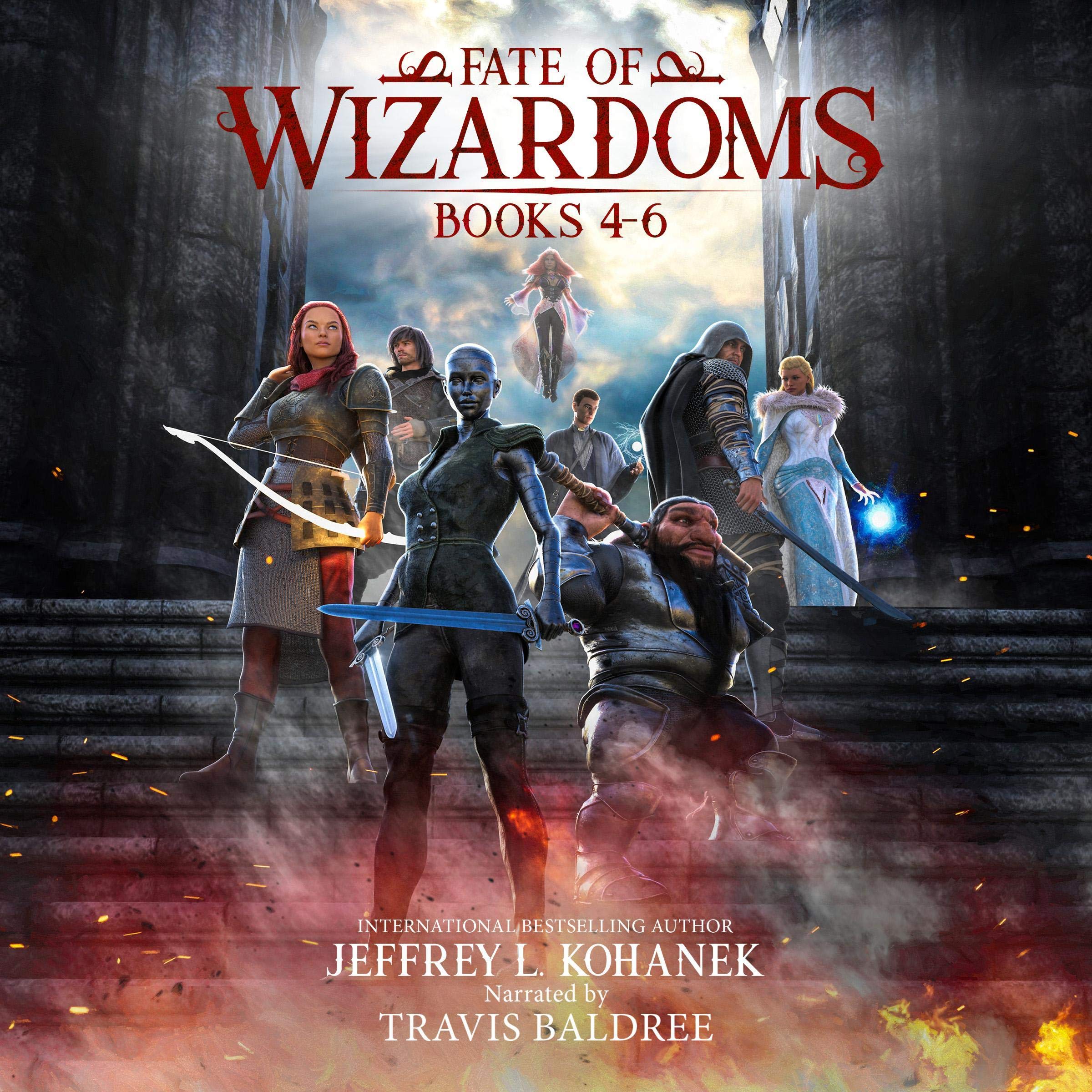 Cover art for Fate of Wizardoms Box Set: An Epic Fantasy Saga, Books 4-6