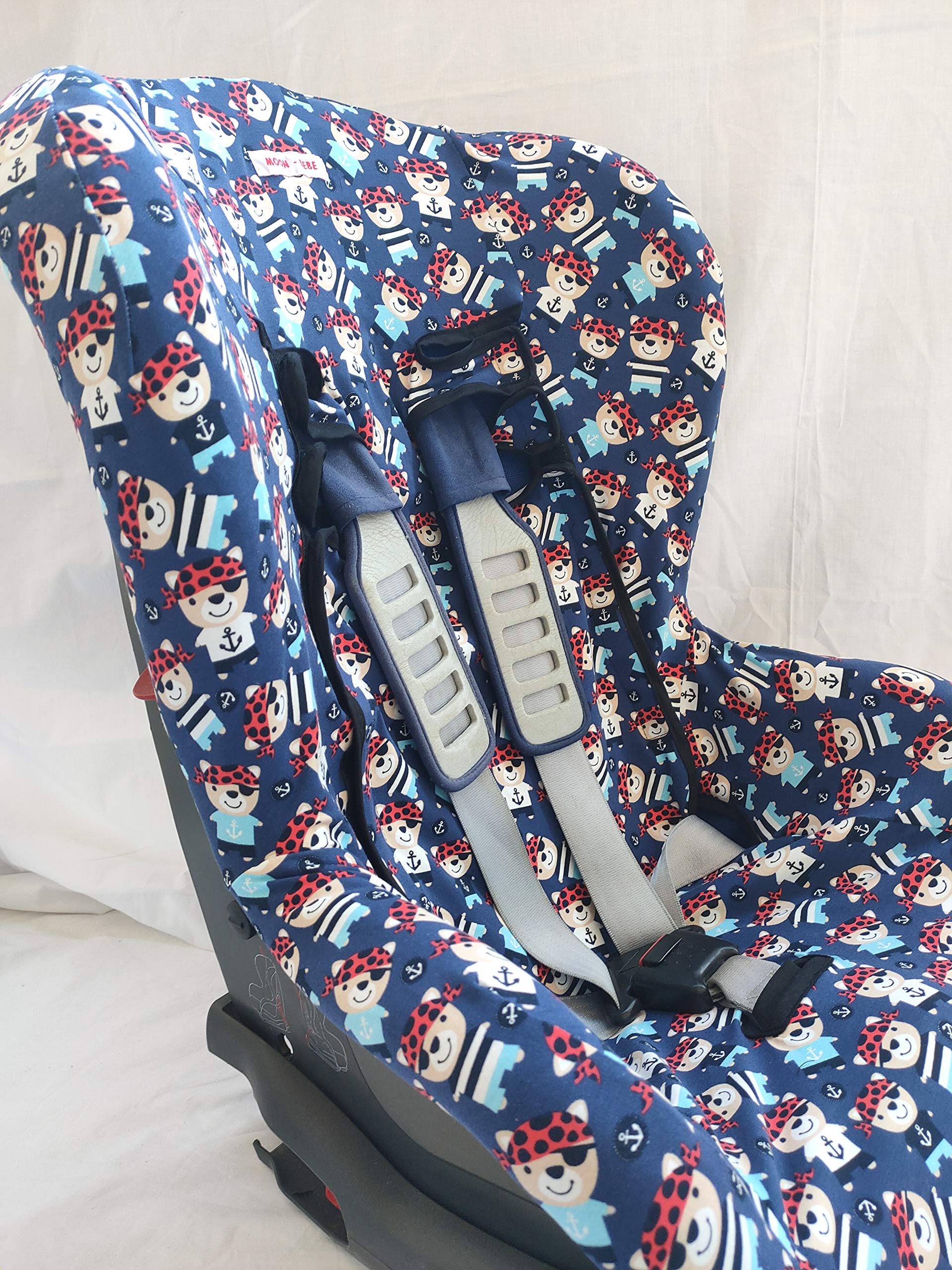 MOON-BEBE Funda Universal para Silla de Coche Grupo 1-2-3 (AZUL)