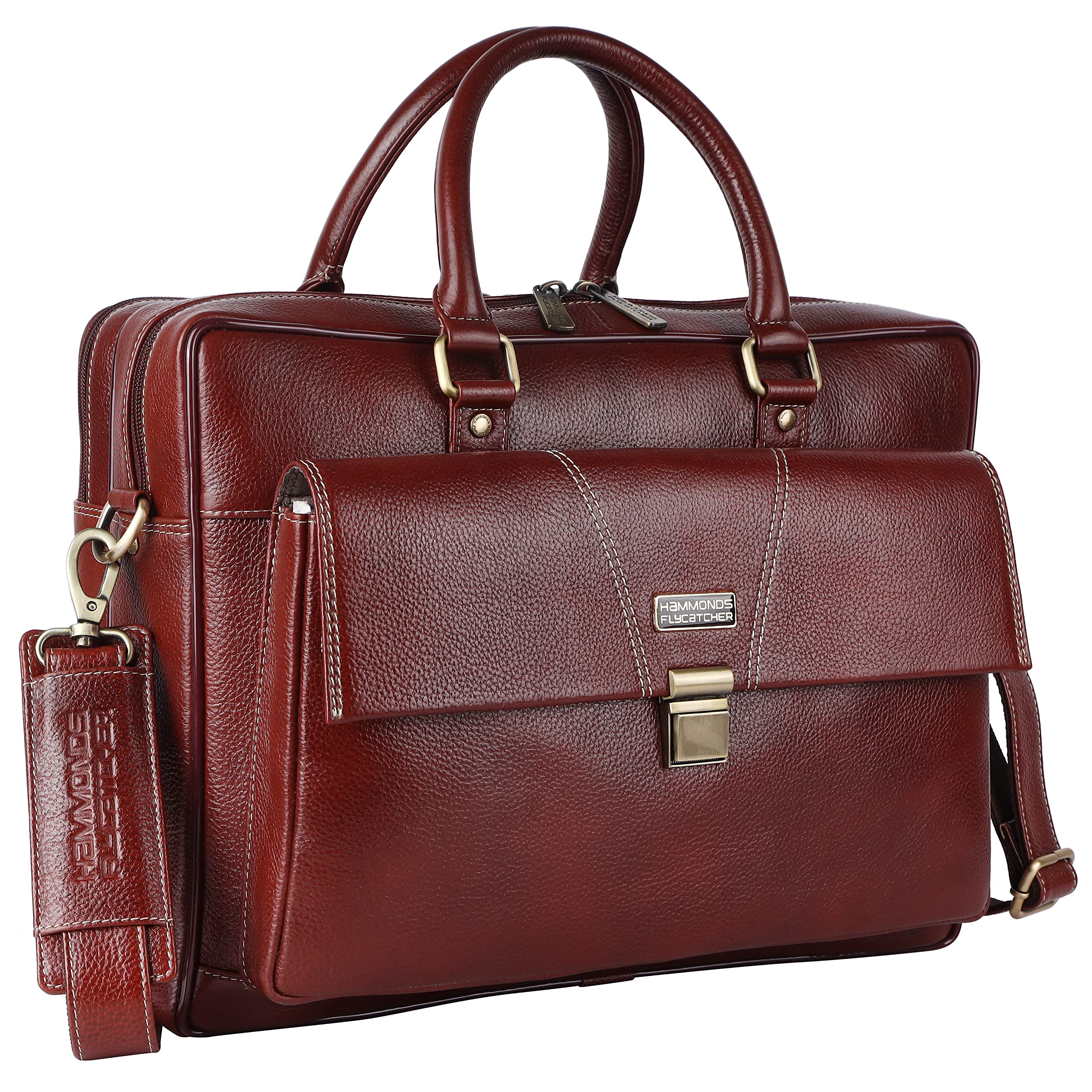 See full amazon price history chart for HAMMONDS FLYCATCHER Genuine Leather Office Bag for Men, Laptop Bag for Men, Leather Bag for men for 15.6 Inch Laptop, Adjustable Strap, Multi Compartments, Trolley Strap, 1 Year Warranty - Brown HAMMONDS FLYCATCHER Genuine Leather Office Bag for Men, Laptop Bag for Men, Leather Bag for men for 15.6 Inch Laptop, Adjustable Strap, Multi Compartments, Trolley Strap, 1 Year Warranty - Brown (B0C33LSVY5) Amazon Price History, Amazon Price Tracker